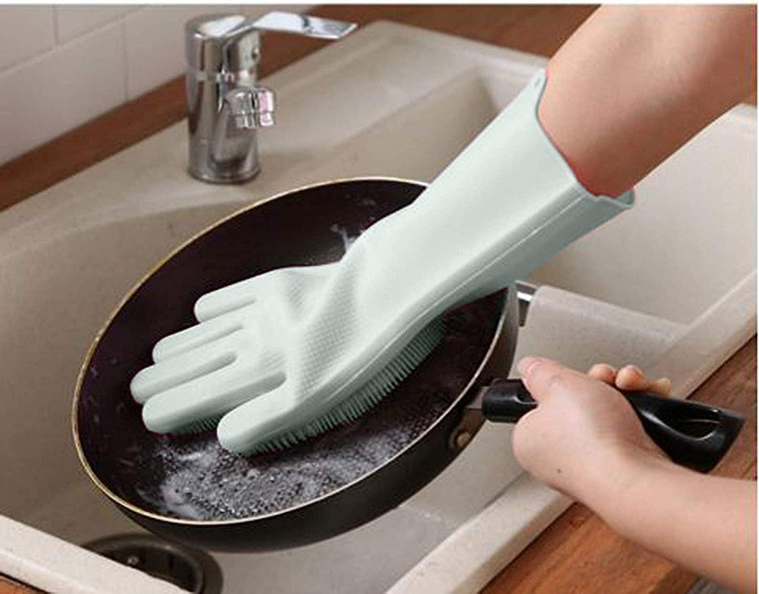 Magic Washing Gloves – Pair Of Silicone Washing Gloves