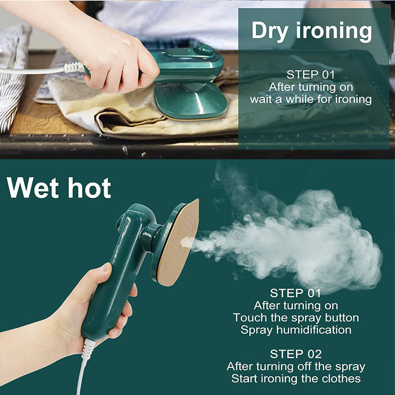 Portable Handheld Steamer Mini Iron Suitable for Travelling