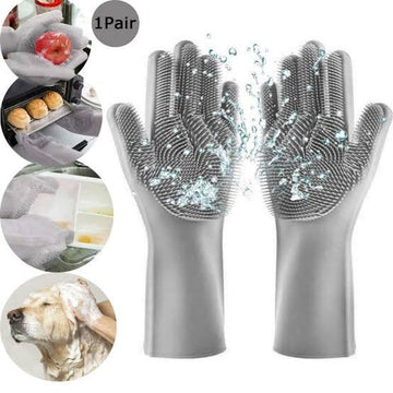 Magic Washing Gloves – Pair Of Silicone Washing Gloves